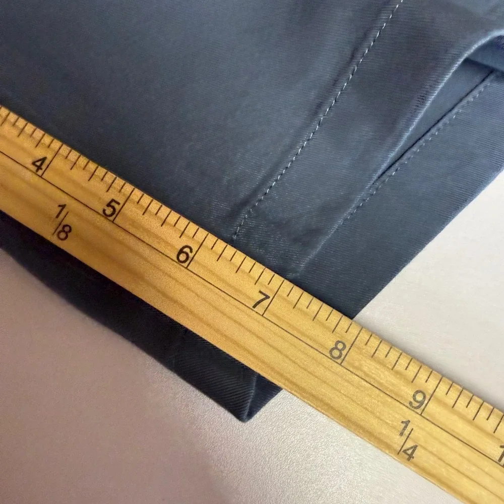 J.Crew Chino Shorts Mens 33 Navy Blue NEW 7 Inch Inseam Stretch Cotton L0923 - Picture 12 of 13